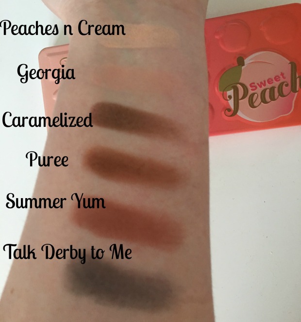 Sweet Peach Palette Swatches Row 3